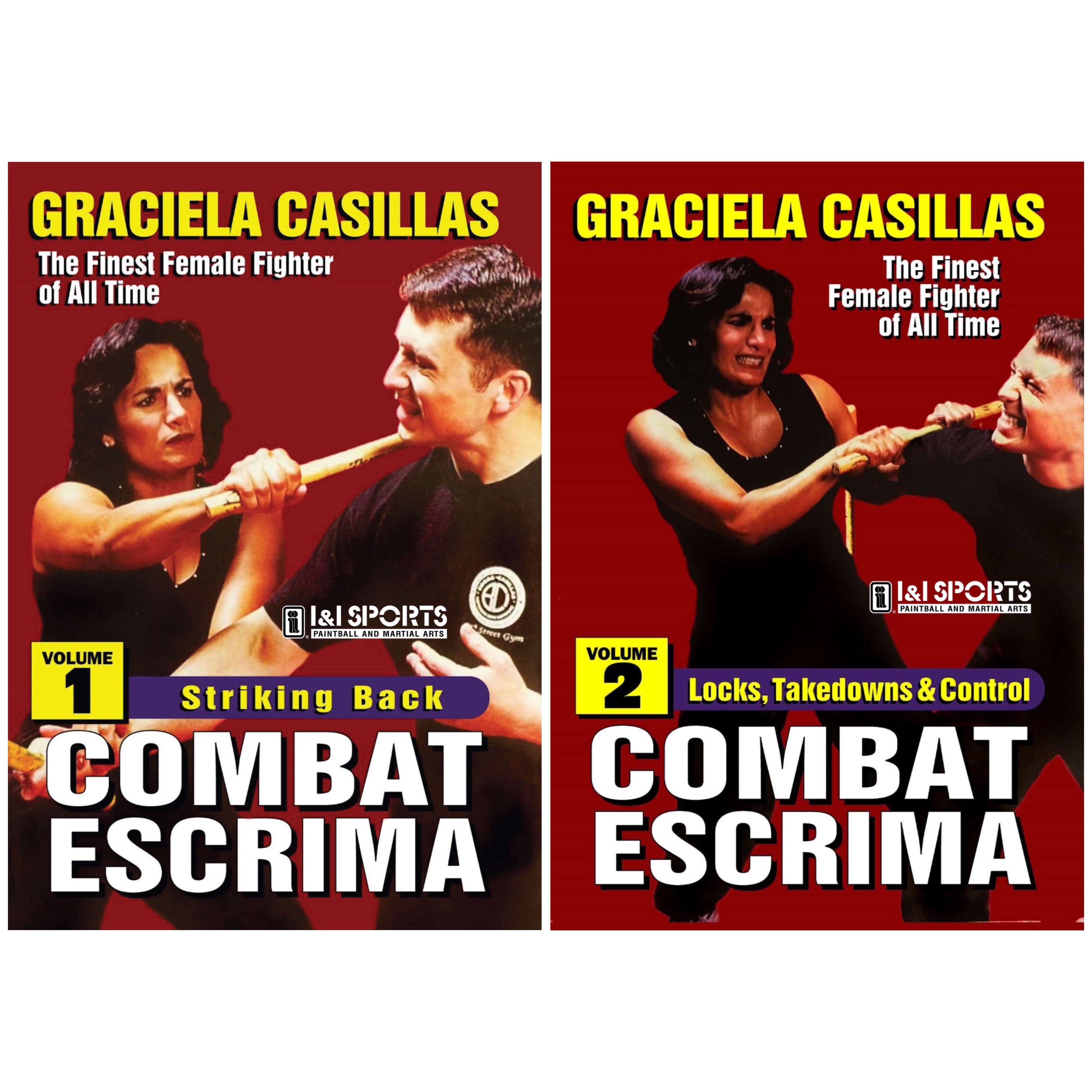 Graciela Casillas Combat Escrima 2 DVD Set - Filipino Martial Arts Training for Self Defense & Fitness | Perfect for Home Workouts & Martial Arts Enthusiasts