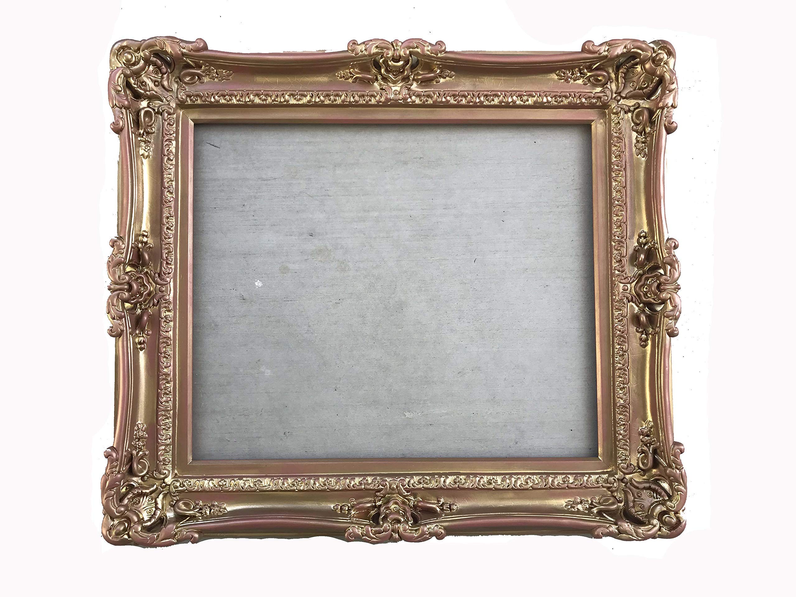 20x24 Rose Gold Baroque Picture Frames - Elegant Ornate Frames for Canvas Paintings, Wall Art, Wedding Photos & Home Decor - Perfect for Living Room, Bedroom & Gallery Displays