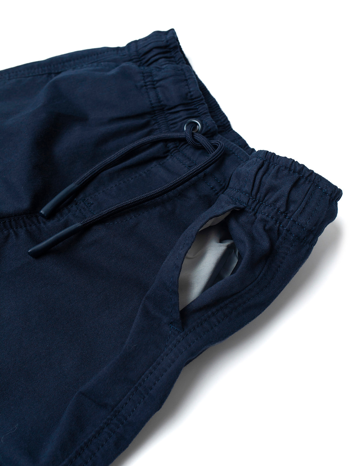 Men's Classic Basic Chino Shorts in Navy Blue - Comfortable Casual Wear for Summer, Travel & Outdoor Activities