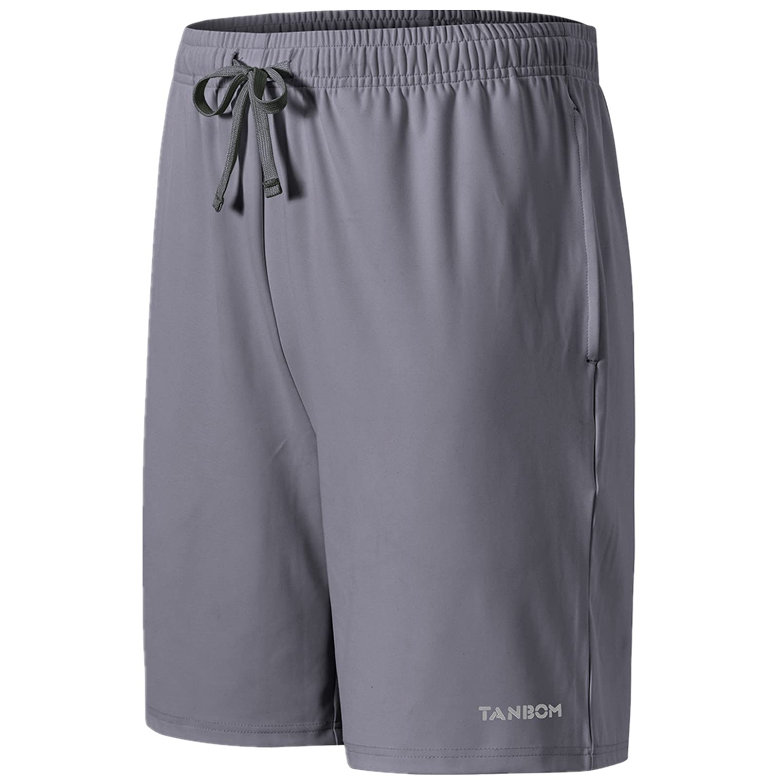 ZONBAILON Men's Gym Shorts - Athletic Workout Shorts with Drawstring Elastic Waist & Deep Pockets - Breathable Summer Running Shorts for Training, Jogging, Basketball & Outdoor Sports