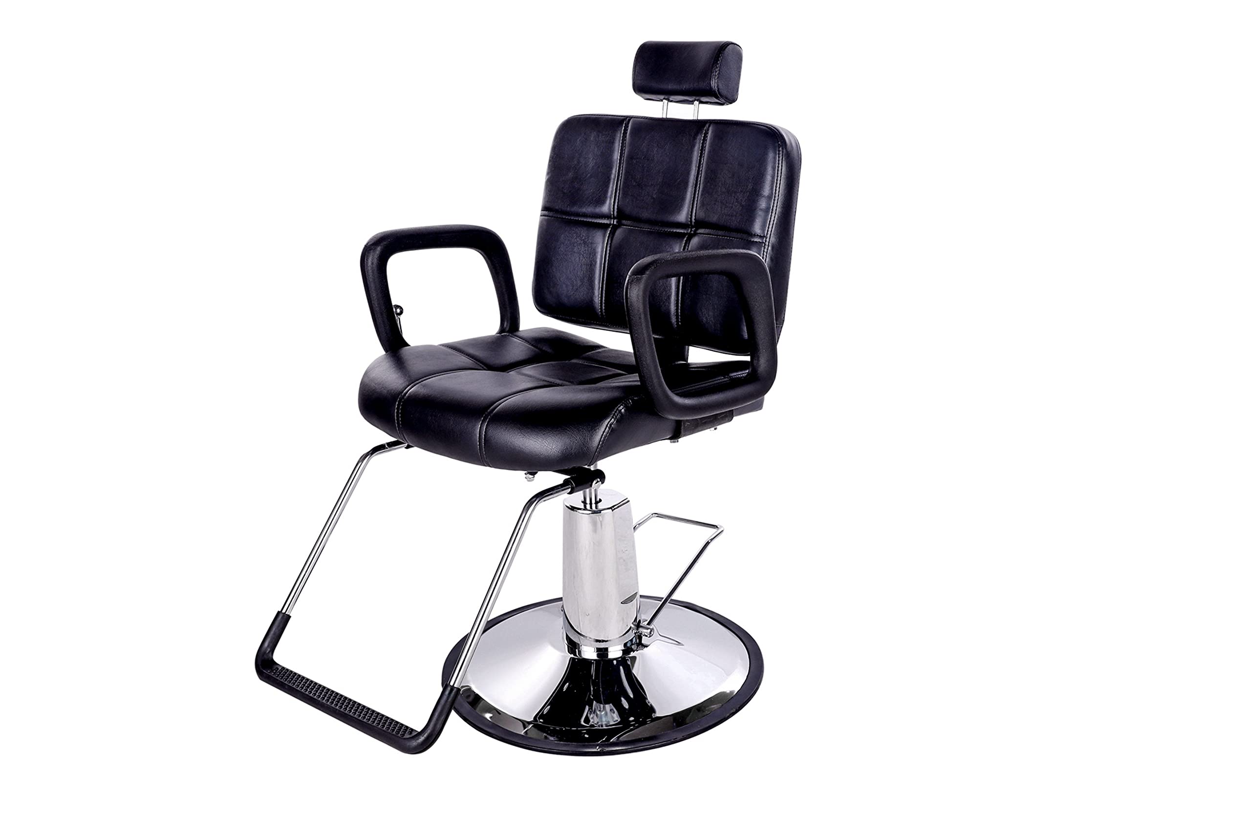 Professional Hydraulic Barber Chair - Adjustable Reclining Salon Styling Chair for Hairdressers & Barbers | Perfect for Haircuts, Shaves & Styling in Salons & Barber Shops