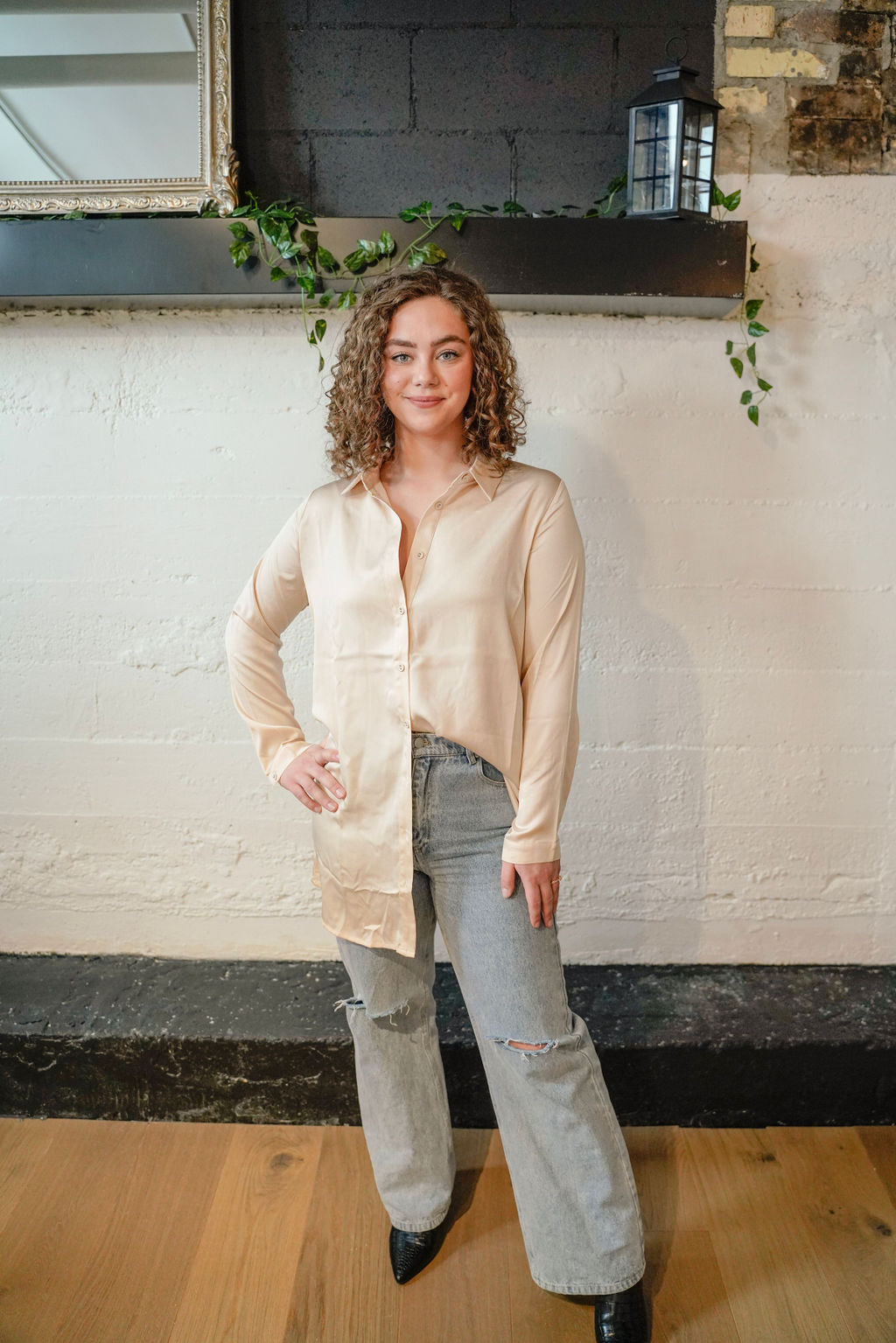 Bianca Shirt for Women - Stylish Casual Blouse for Everyday Wear | Perfect for Office, Outings & Date Nights
