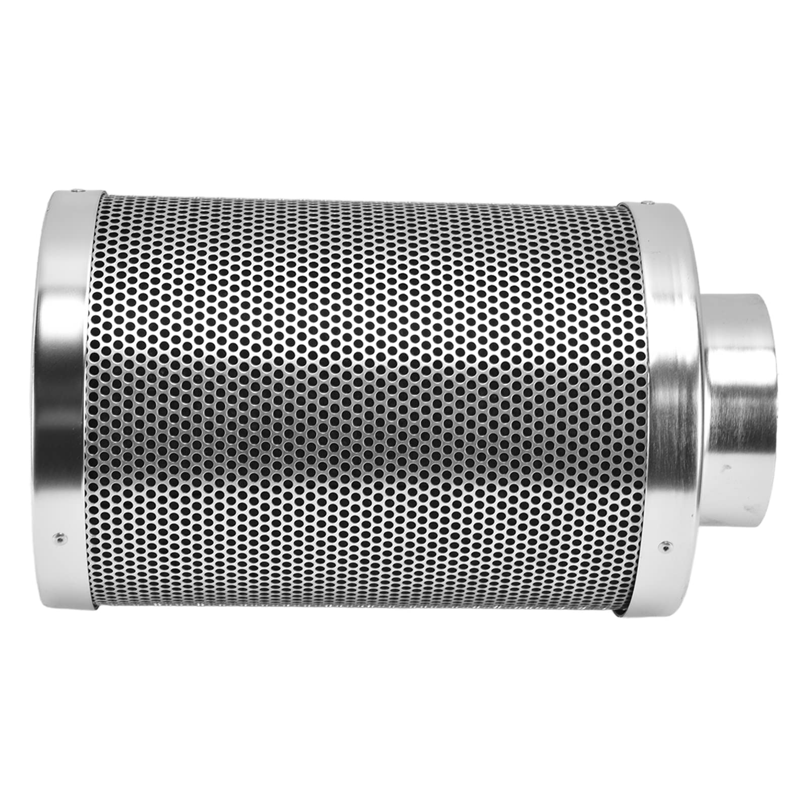 4 Inch Air Carbon Filter - Galvanized Sheet Odor Eliminator for Hydroponic Systems, Grow Rooms & Kitchen Ventilation | Improves Air Quality for Indoor Gardening & Cooking Areas