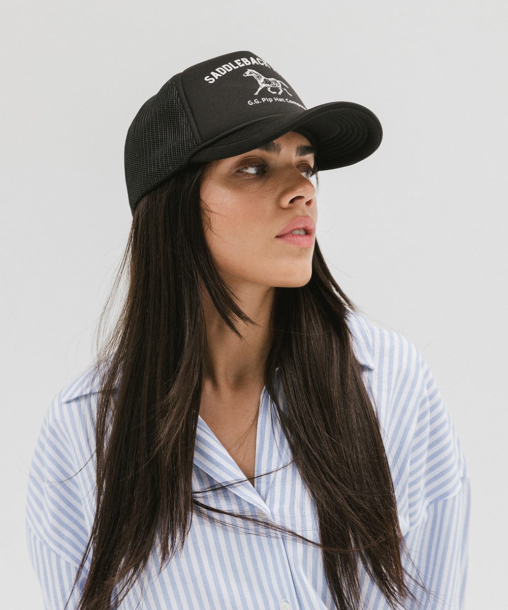 Premium Saddleback Ranch Trucker Hat for Men & Women - Durable Cowboy Style Baseball Cap for Outdoor, Farming, Rodeo & Country Fashion