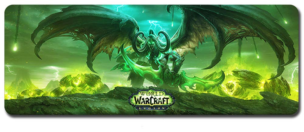 Professional Large Gaming Mouse Pad - Non-Slip Rubber Base, Extended Size (31.5 x 11.8 x 0.12 inches) for World of Warcraft & PC Gaming - Perfect for Office, Home & Esports Desk Setup