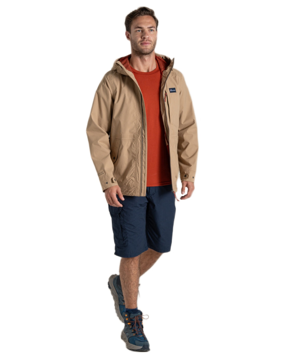 Craghoppers Men's Pandion Waterproof Jacket - Lightweight Outdoor Raincoat for Hiking, Camping & Travel - Windproof & Breathable Rain Jacket for All-Weather Protection
