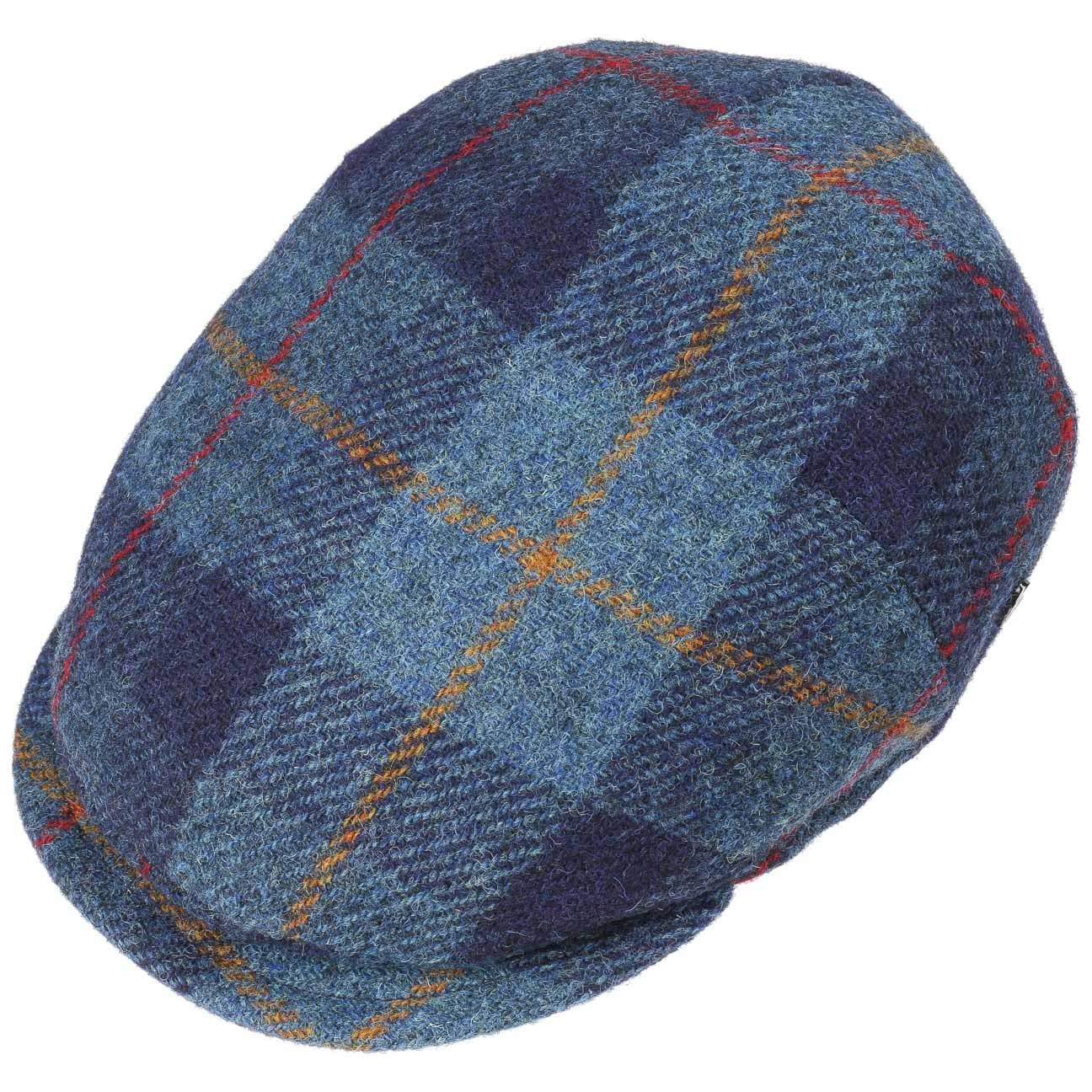 Lierys Harris Tweed Flat Cap for Men - Classic British Style Newsboy Hat | Perfect for Outdoor Activities, Travel, and Casual Wear