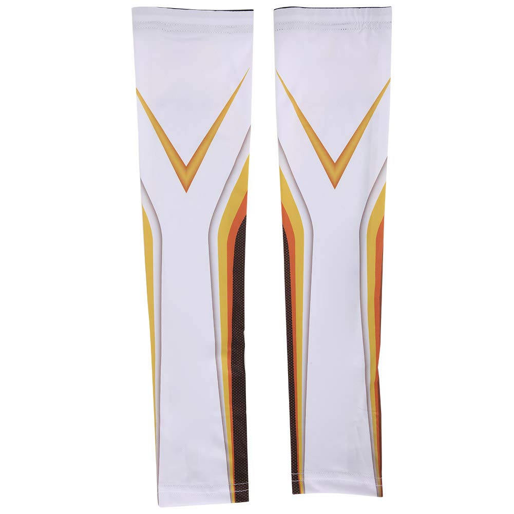 Vbest Life UV Protection Fishing Arm Sleeves - 1 Pair Cooling Ice Silk Sun Protection Arm Covers for Outdoor Fishing, Hiking & Summer Activities