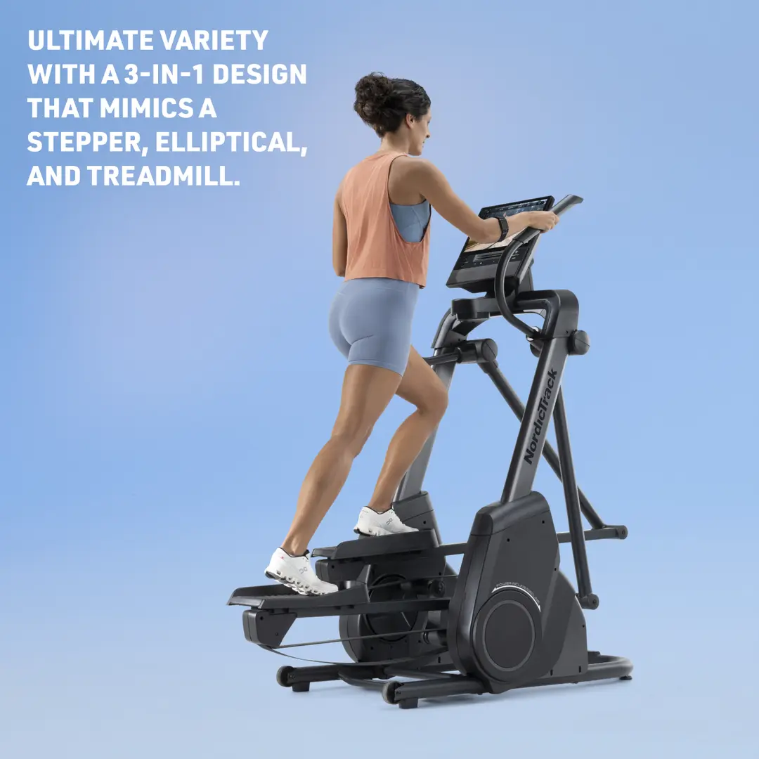 NordicTrack X16 Elliptical Machine - Premium Low-Impact Cardio Trainer for Home Gym - Perfect for Weight Loss, Full-Body Workouts & Joint-Friendly Exercise