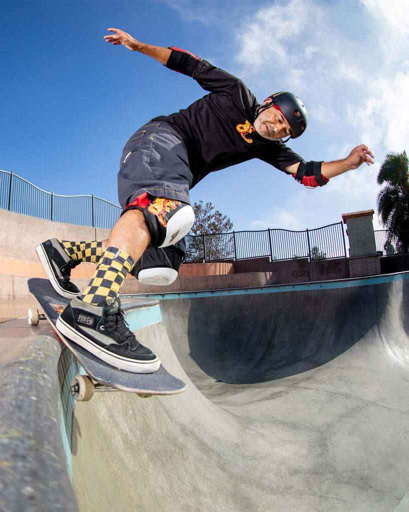Steve Caballero Cab Dragon 187 Six Pack Pad Set - Protective Skateboard Pads for Safety & Comfort - Perfect for Skateboarding, Longboarding & Street Skating