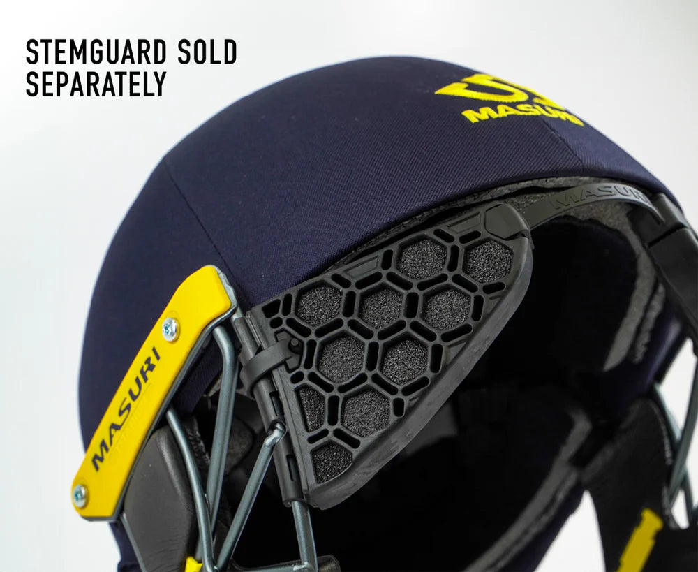 Masuri T Line Plus Steel Cricket Helmet - Navy Blue | Lightweight & Durable Protection for Cricket Players | Perfect for Matches & Practice Sessions
