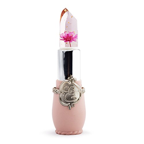 Bestlymood Beauty Bright Flower Crystal Jelly Lipstick - Magic Temperature Changing Color Lip Balm, Rose Scented Makeup for Daily Wear & Special Occasions
