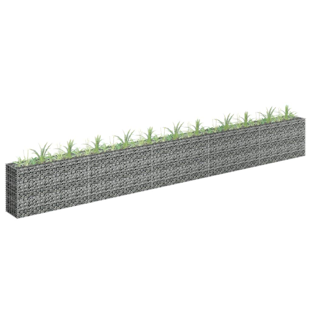 Galvanized Steel Gabion Raised Garden Bed 177.2