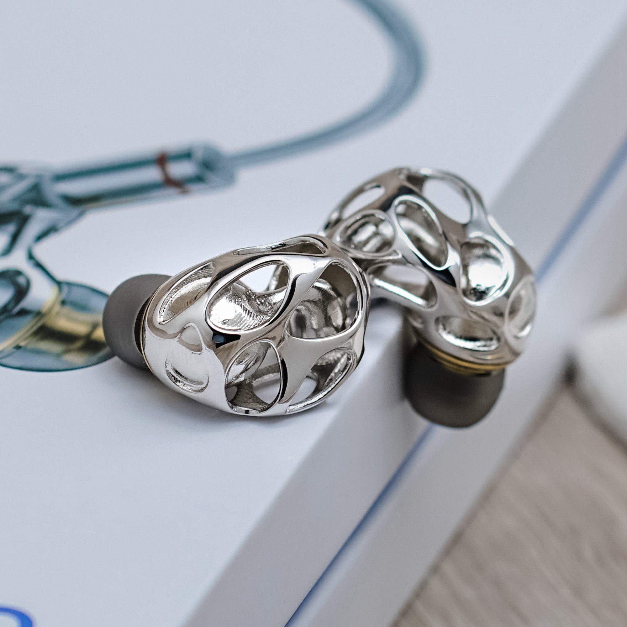 BLON BL-A8 Premium Metal Hollow Earphones - High-Quality Sound for Music Lovers | Perfect for Travel, Workout & Daily Commute
