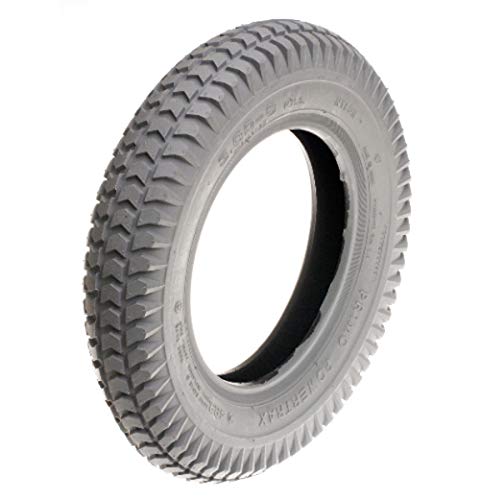 AlveyTech 14x3 (3.00-8) Mobility Scooter Tires and Tubes Set - Heavy Duty Powertrax Knobby Tread for All-Terrain Use - Perfect for Outdoor, Rough Roads and Uneven Surfaces