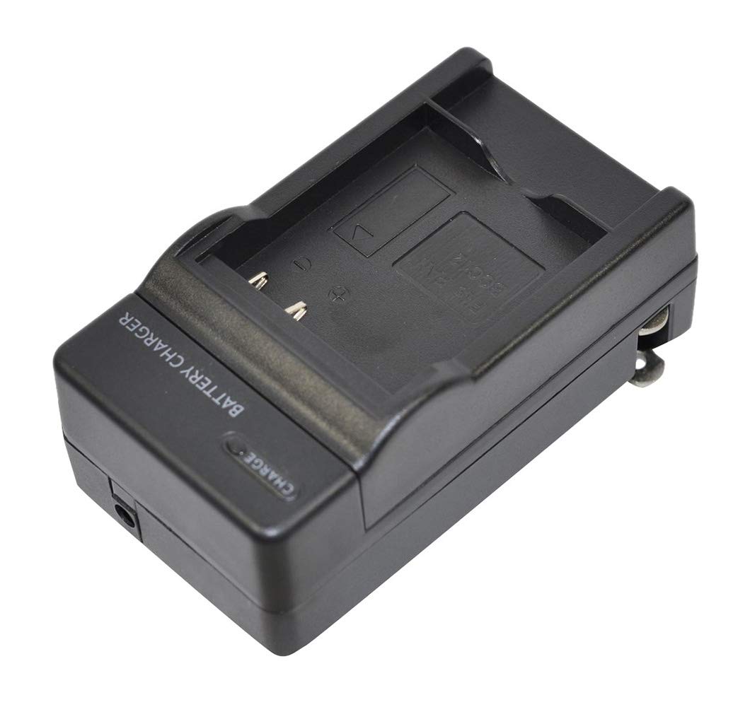 Amsahr Digital Replacement Camera & Camcorder Mini Battery Travel Charger - Gray (CH-JVCSSL50-1CT) | Compatible with JVC Cameras | Portable Power Solution for Travel & Outdoor Photography