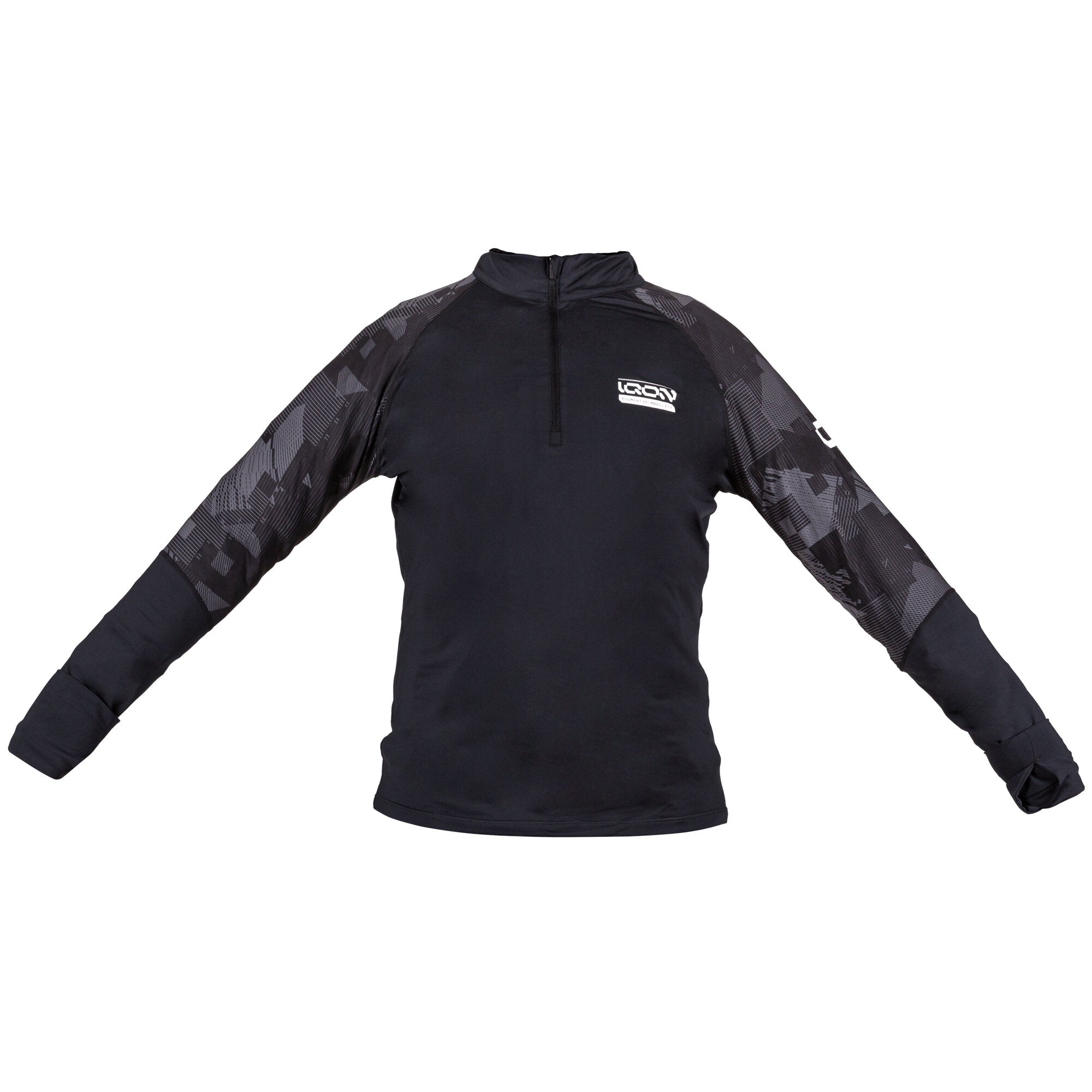 IQON Performance Long Sleeve Shirt for Men - Moisture Wicking Athletic Workout Top - Gym, Running & Outdoor Activities