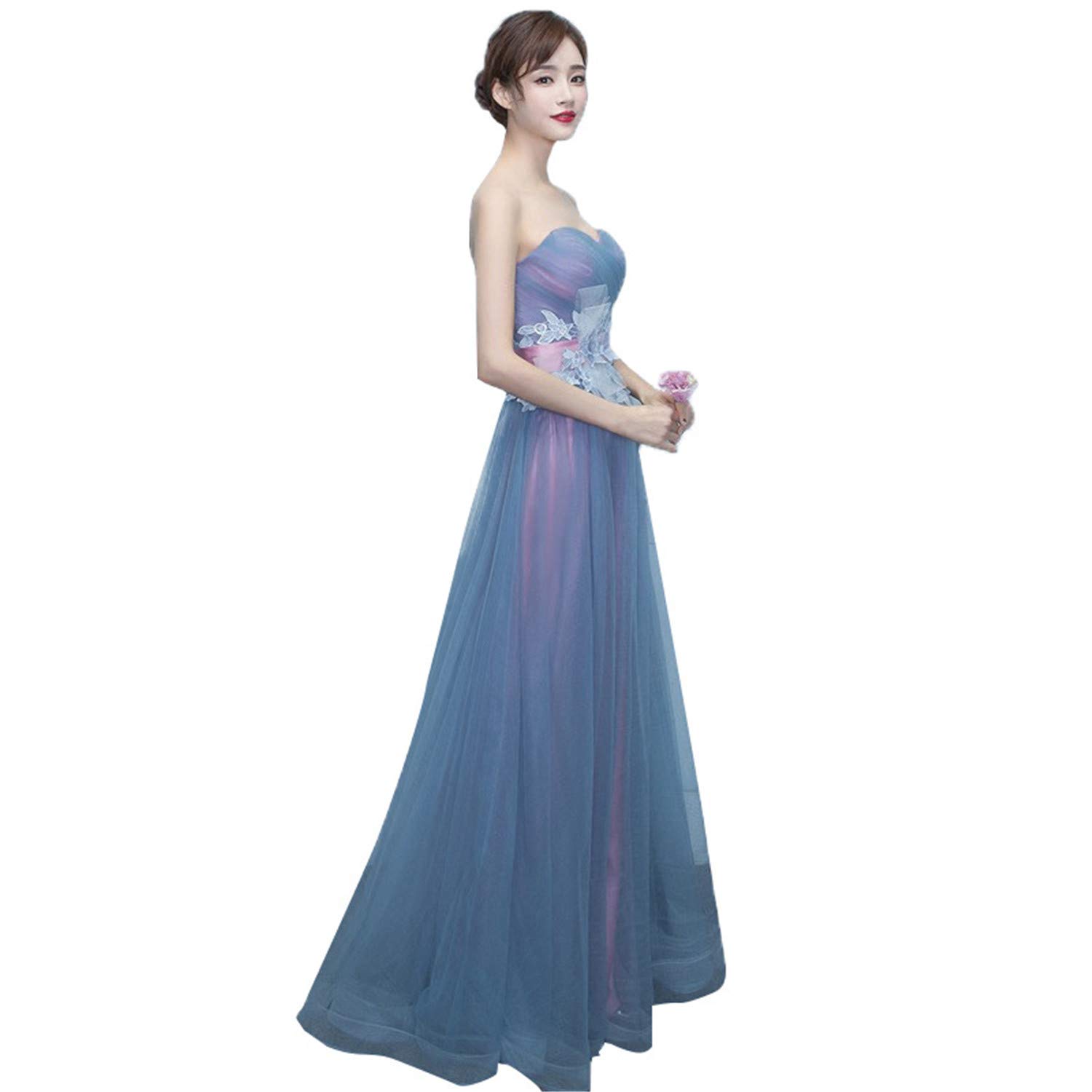 Sweetheart Tulle Prom Dresses for Women - Elegant Ball Gown with Lace Details for Princess Wedding Party Gowns | Perfect for Prom Night, Formal Events & Bridal Occasions