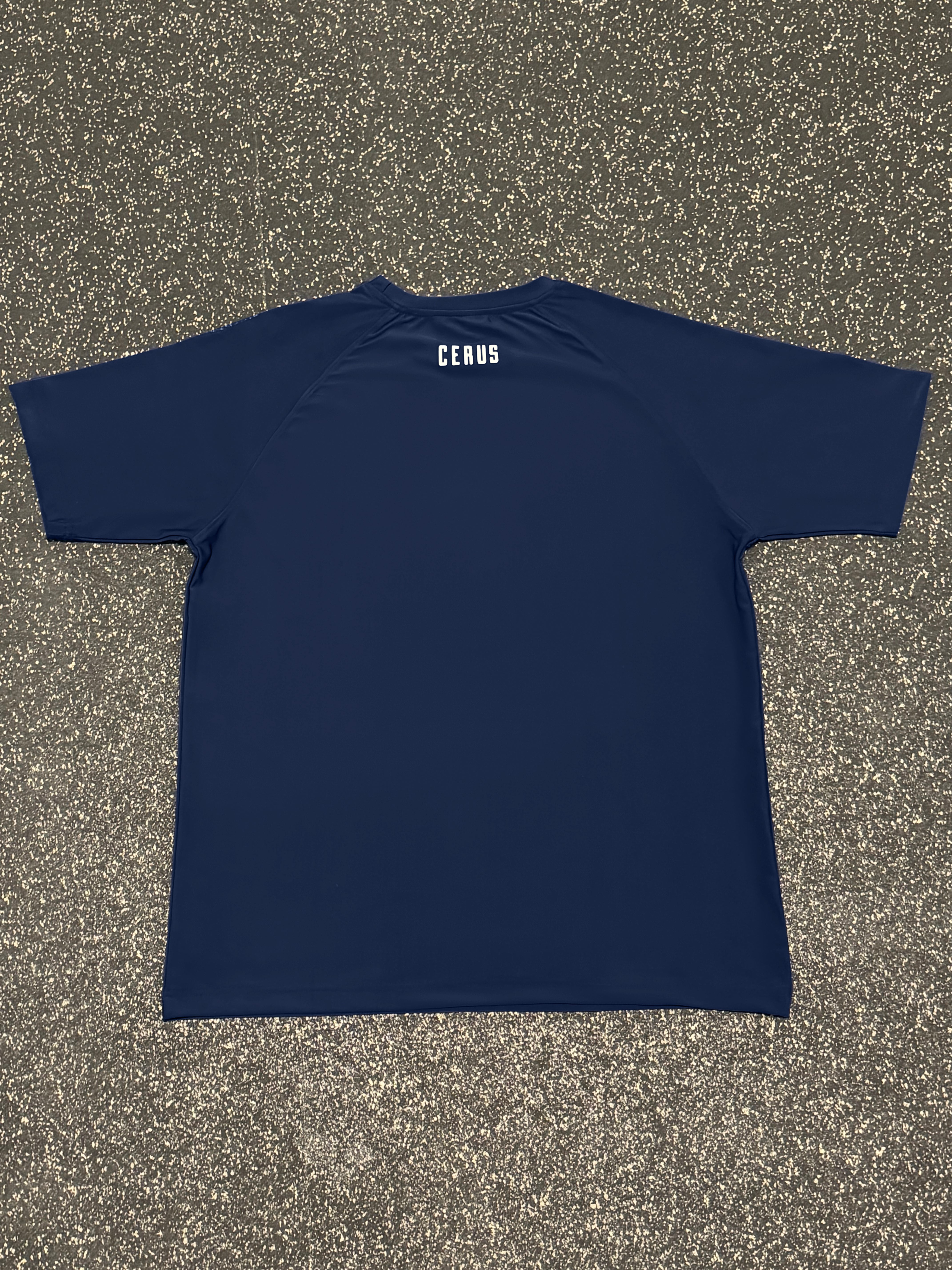 Cerus Navy Nexus Men's T-Shirt - Premium Cotton Crew Neck Tee for Casual Wear, Gym & Everyday Outfits | Trendy Comfortable Fit for Men