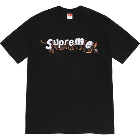 Supreme Apes Graphic T-Shirt for Men - Black Cotton Streetwear Tee - Perfect for Casual Wear, Street Fashion & Hip Hop Style