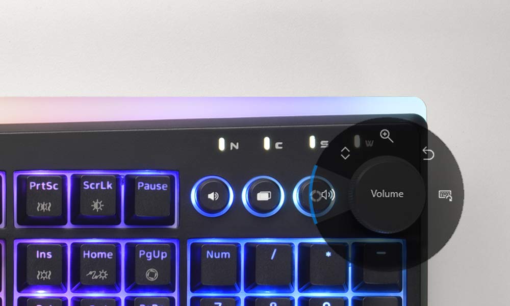 i-rocks K71M RGB Mechanical Gaming Keyboard with Media Control Knob - Gateron Blue Switches, 107 Keys, Full NKRO, PBT Keycaps, Detachable USB-C - Perfect for PC Gaming, Office Work & Streaming (Black)
