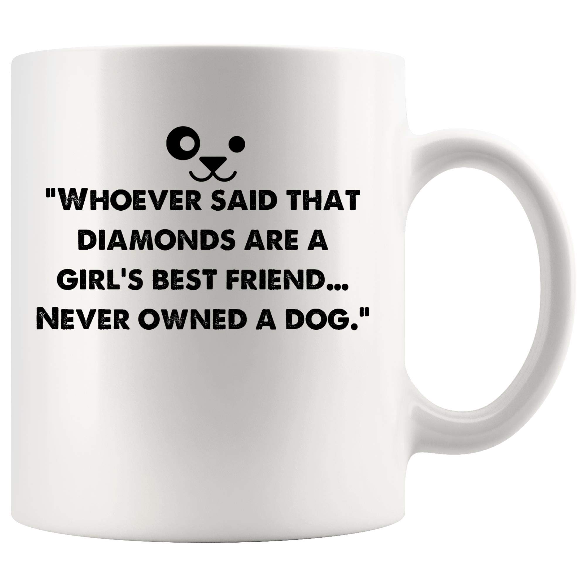 Funny Dog Lover Coffee Mug - Best Gift for Dog Moms & Dads - Cute Puppy Rescue Pet Design - Ceramic Tea & Beer Cup - Perfect for Coffee Breaks, Gifts & Dog Lovers