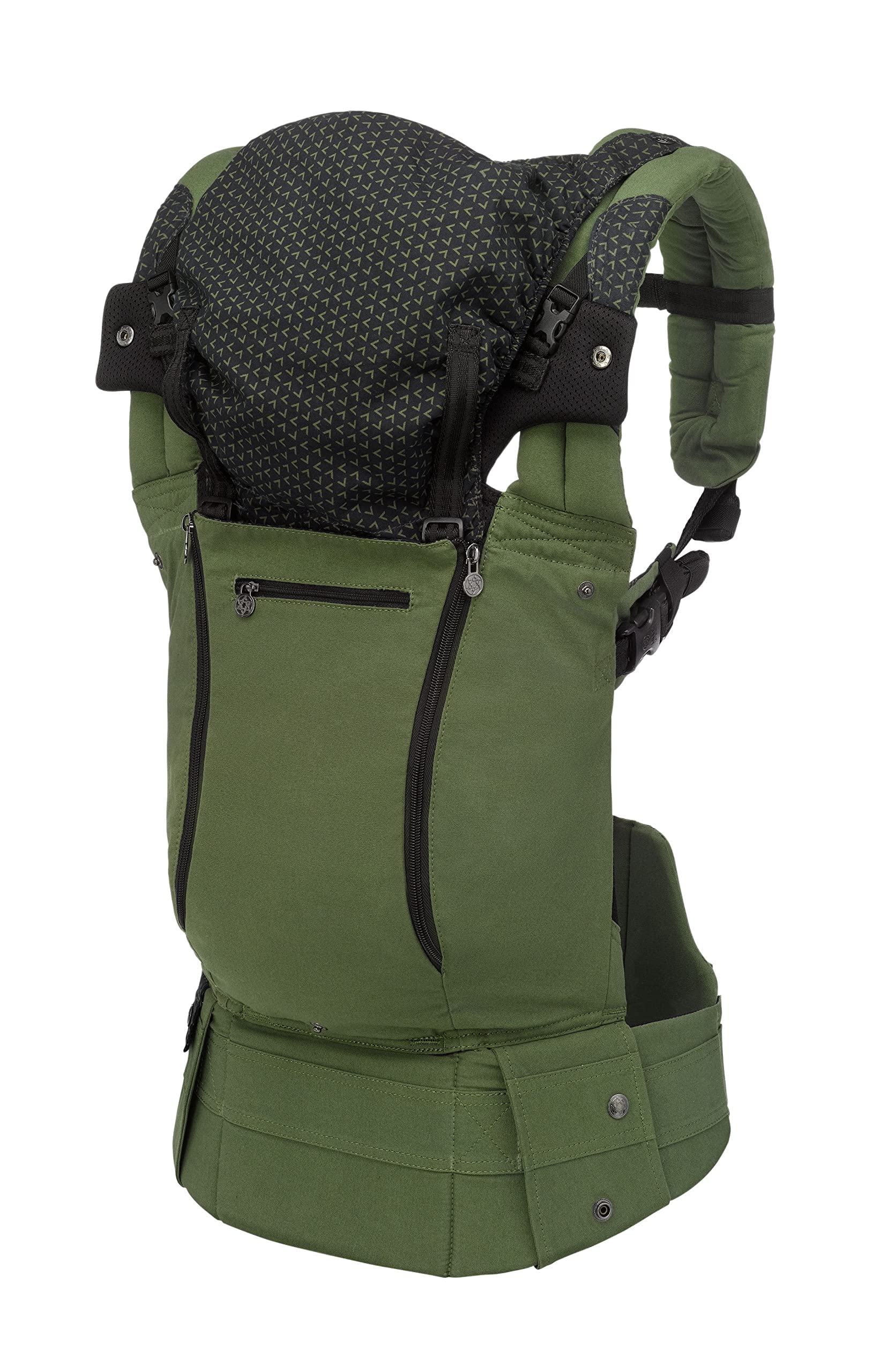 LÍLLÉbaby Complete All Seasons Ergonomic 6-in-1 Baby Carrier for Newborn to Toddler (7-45 lbs) - 360° Adjustable, Multi-Position, Inward & Outward Facing with Lumbar Support - Perfect for Hands-Free Parenting, Shopping & Outdoor Adventures (Succulent Green)