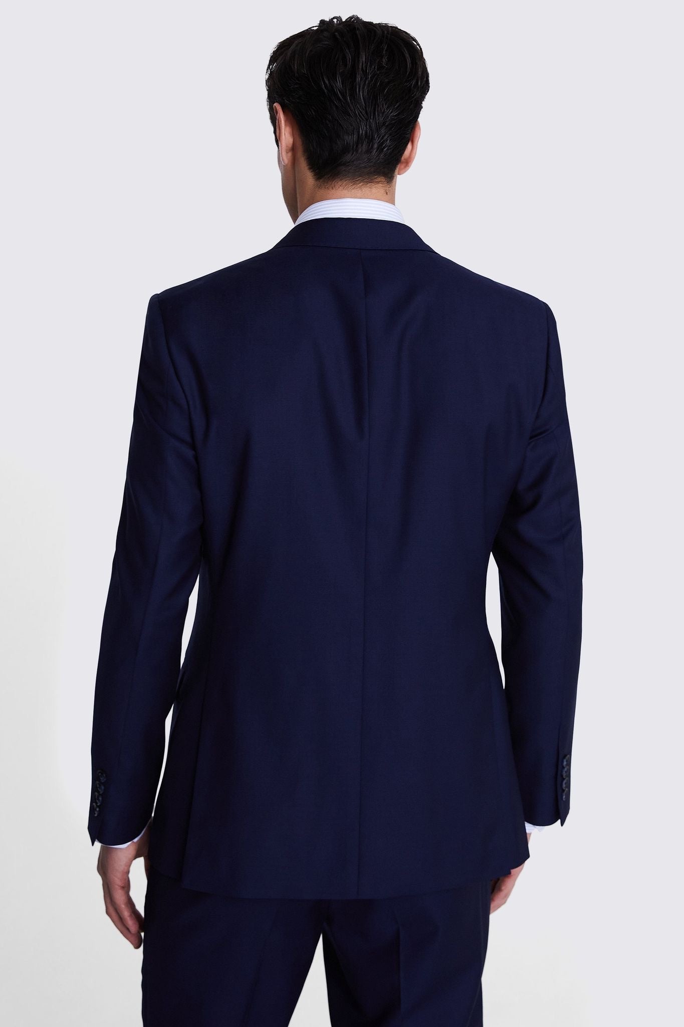 Tailored Fit Navy Twill Suit for Men | Slim Fit Business Suit Jacket & Pants Set | Perfect for Prom, Weddings & Formal Events | Office Wear & Special Occasions