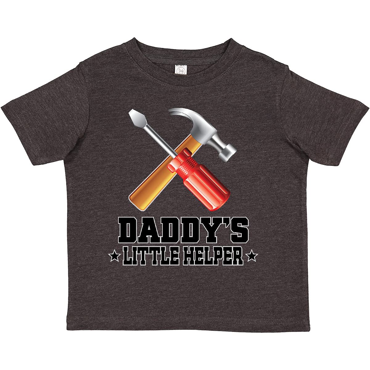 Inktastic Daddy's Little Helper Tools Toddler T-Shirt - Cute Construction Theme Outfit for Kids, Perfect for Father's Day, Birthday & Family Activities