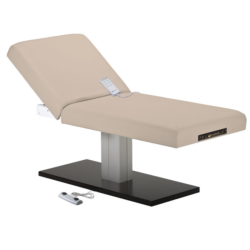 Earthlite Everest Spa Pedestal Electric Treatment Table - Professional Massage Table for Chiropractors & Physical Therapists - Perfect for Spa, Clinic & Home Use
