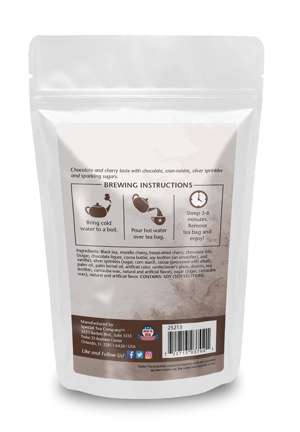SpecialTea Company Bling Fling Black Tea - Premium Loose Leaf Tea Bags (20 Count) | Rich Flavor & Aromatic Blend | Perfect for Morning Boost, Afternoon Relaxation & Gift Giving