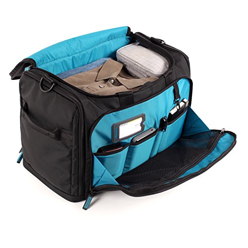 Skooba Design Laptop Weekender V.3 Travel Duffle Bag - 12'x11'x12 LD 18 - Black with Multiple Storage Compartments | Perfect for Business Trips, Weekend Getaways & Air Travel
