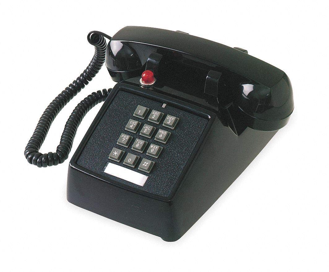 Cetis Standard Desk Phone - 2510D MW (Black) | Corded Office Telephone for Business & Home Use | Reliable Communication Solution