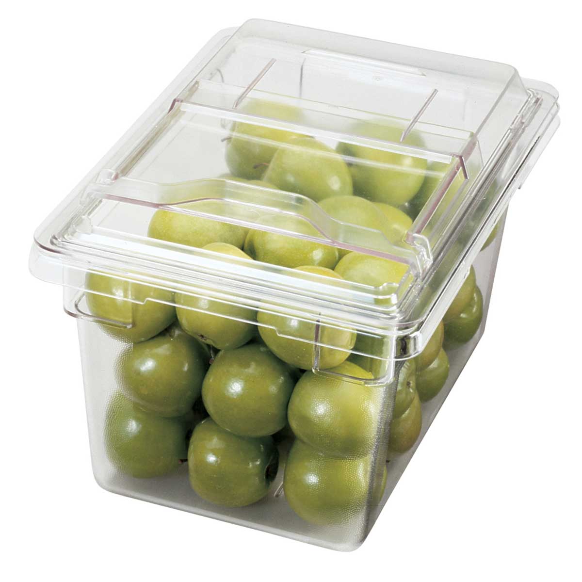 Cambro 12189CW135 Camwear 4.75 Gallon Clear Food Storage Container - Durable Plastic Food Box for Commercial Kitchens, Catering & Meal Prep
