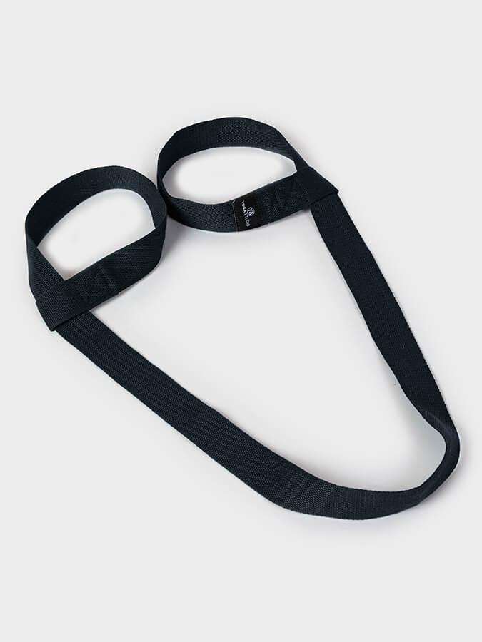 Organic Cotton Yoga Mat Strap Carrier for Yoga Studio - Premium Yoga Mat Holder with Adjustable Shoulder Strap - Perfect for Yoga Class, Gym, Travel & Outdoor Workouts