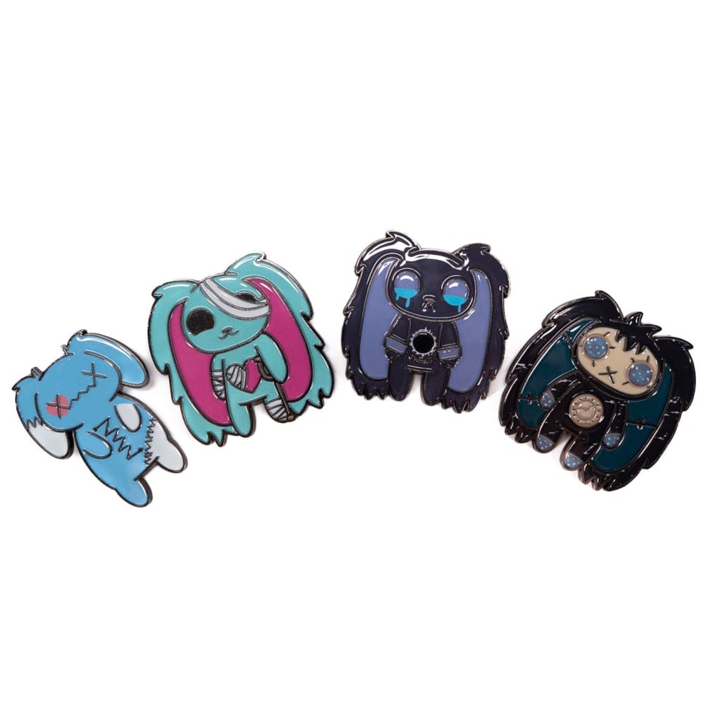 Plushie Dreadfuls 2-Inch Enamel Pin - Cute Kawaii Collectible for Backpacks, Jackets & Accessories