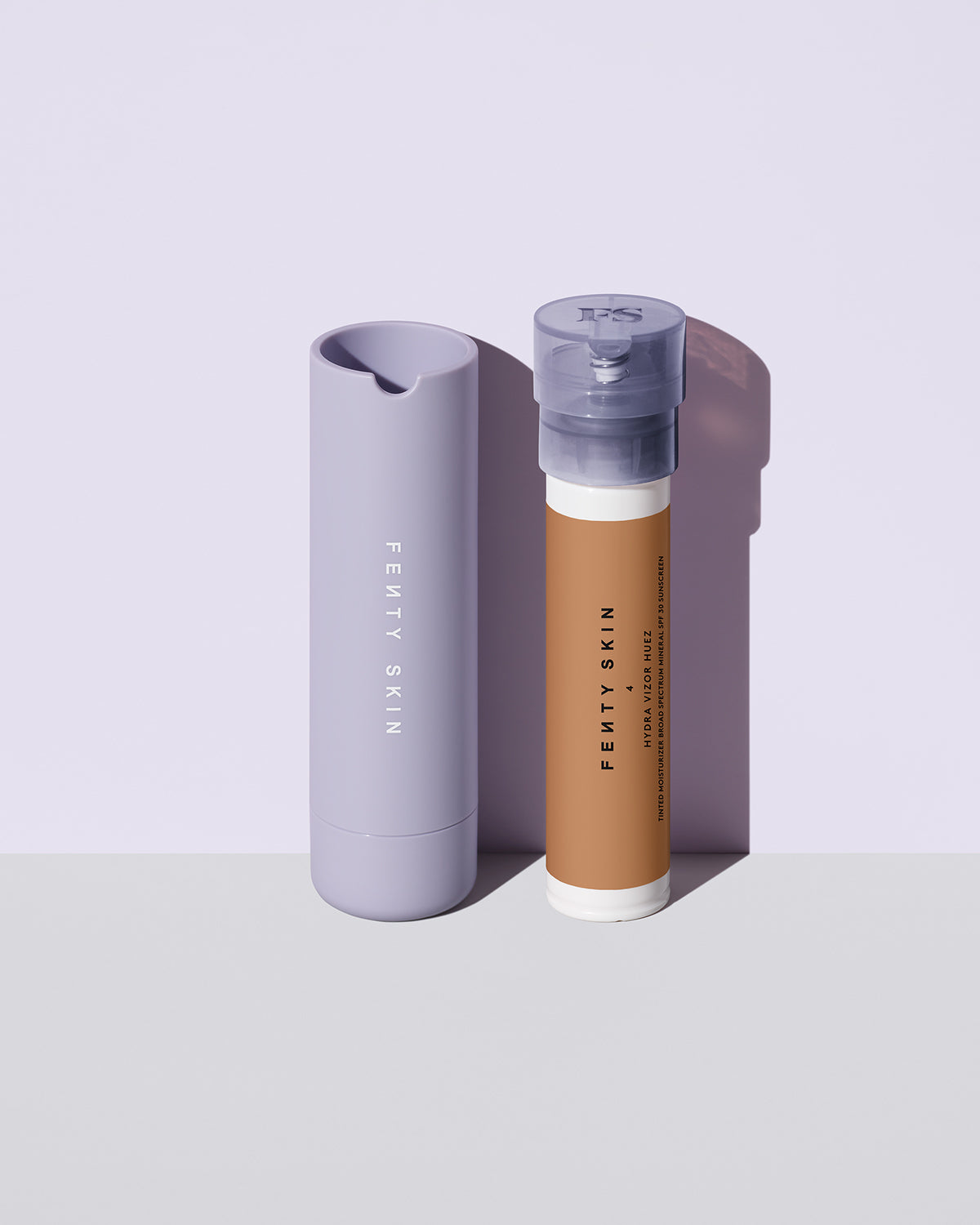 Hydra Vizor Huez SPF 30 Refillable Tinted Moisturizer Set - Lightweight Daily Sunscreen & Hydrating Makeup for Face | Perfect for Beach, Outdoor Activities & Everyday Wear