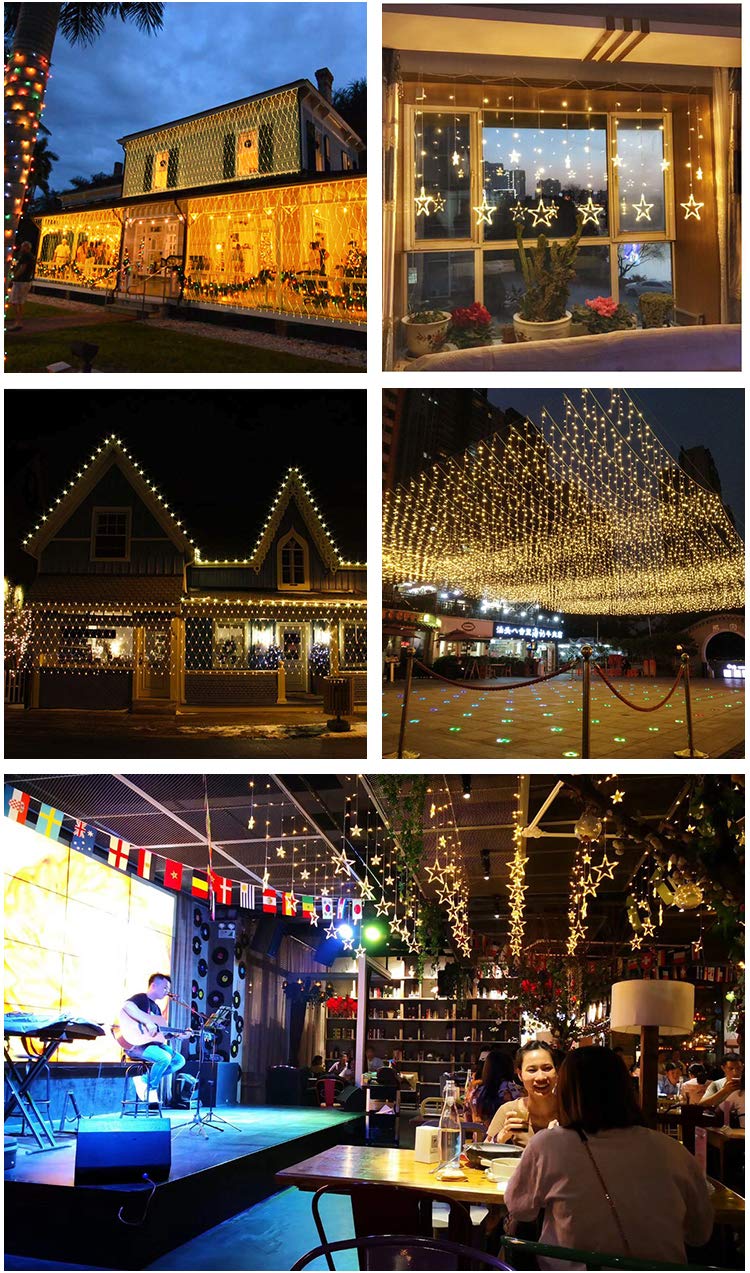 Solar Fairy Lights - 8 Modes Waterproof Outdoor String Lights for Garden, Patio & Window Decor
