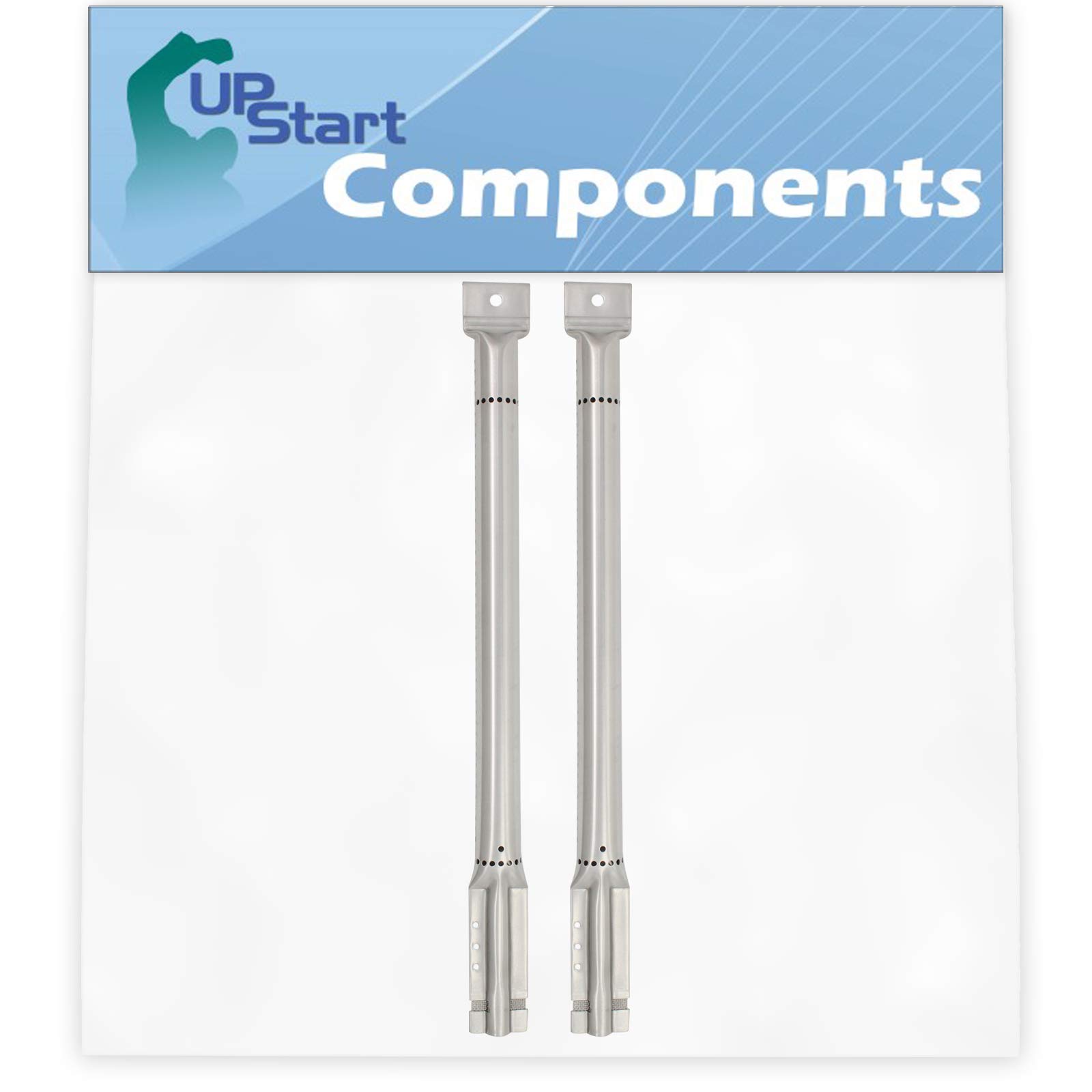UpStart Components 2-Pack Stainless Steel BBQ Gas Grill Tube Burner Replacement Parts - Compatible with NexGrill 720-0286 & Other Models | Perfect for Backyard Grilling, Outdoor Cooking & Barbecue Parties