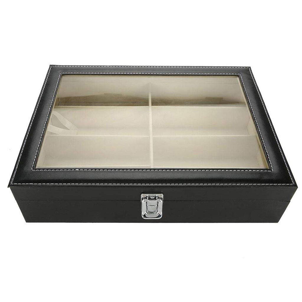 LDELS Jewelry Box - Premium Eyewear Storage Organizer for Glasses, Sunglasses & Watches | Perfect for Home, Office & Travel Accessories Display Case