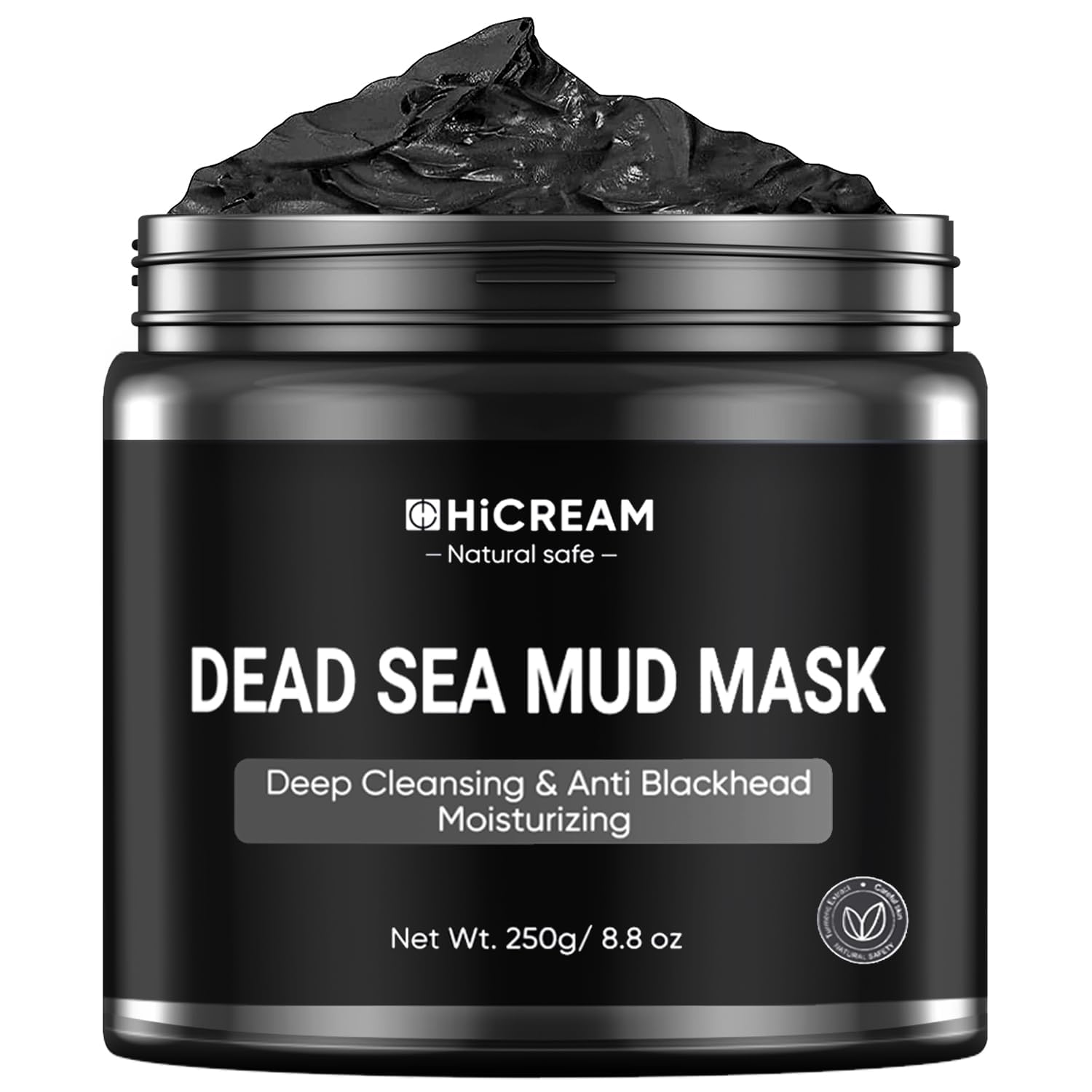 Dead Sea Mud Mask & Rose Clay Facial Mask - Deep Cleansing & Detoxifying for Acne, Blackheads & Oily Skin - Spa Quality Skincare for Glowing Complexion at Home