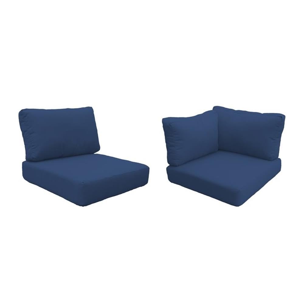 TK Classics Navy Cover Set for FLORENCE-09b Sofa - Replacement Slipcover (Cushions Not Included) | Perfect for Living Room Furniture Refresh & Home Decor Upgrade