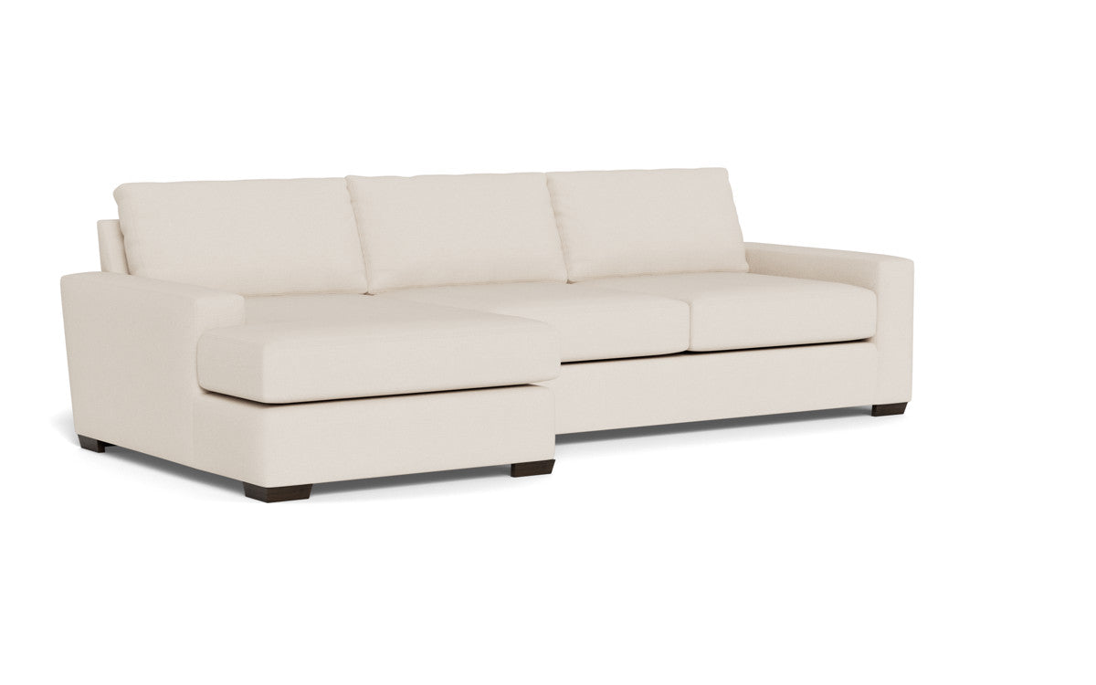 Mas Mesa 123 Deep Left Chaise Sectional Sofa - Modern L-Shaped Couch with Chaise Lounge for Living Room, Family Room & Home Theater - Comfortable Fabric Upholstery Sectional Sofa Set