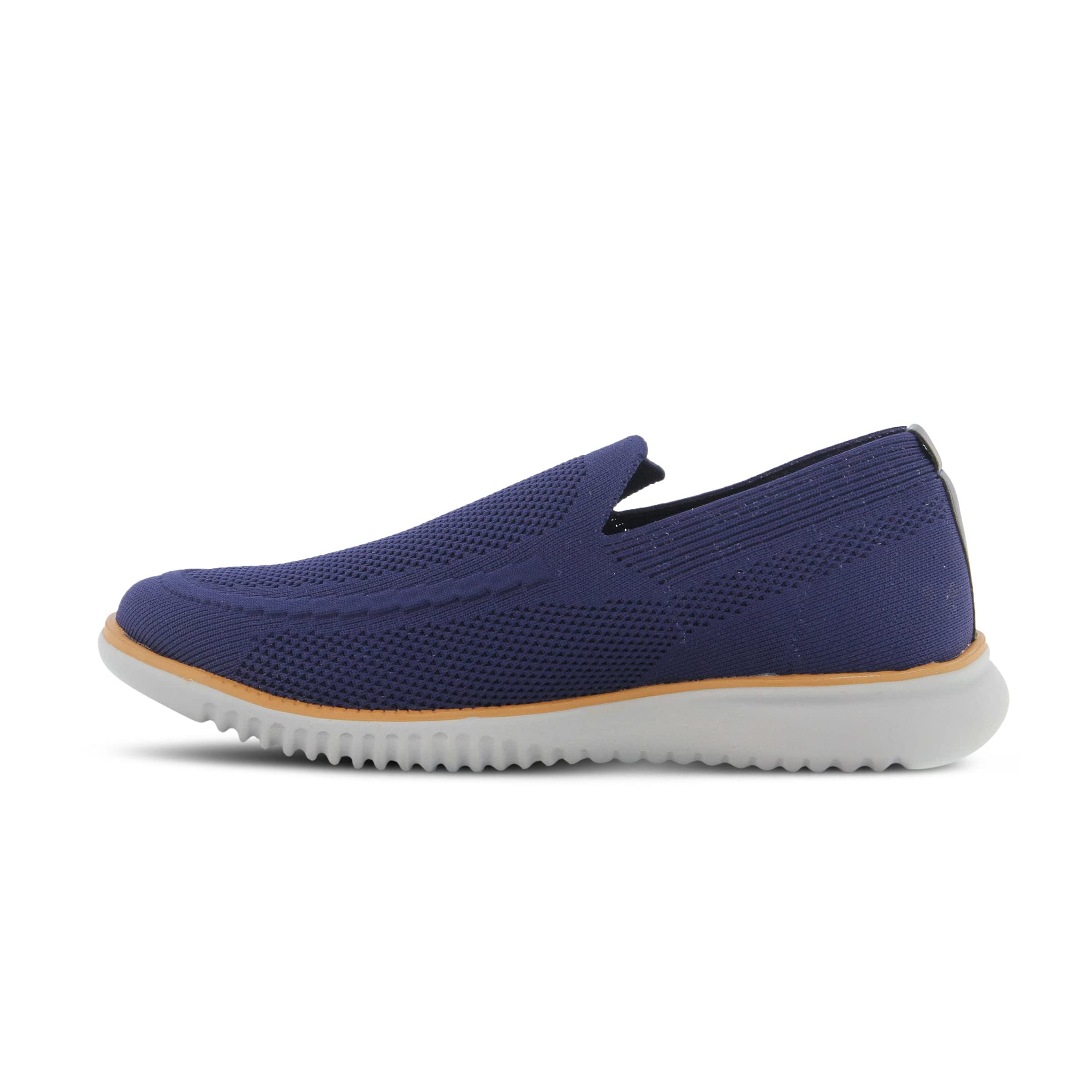 Spring Step Anders Men's Slip-On Loafers - Comfortable Casual Shoes with Full-Length Cushioned Insole - Lightweight Breathable Slip-Ons for Work, Travel & Everyday Wear