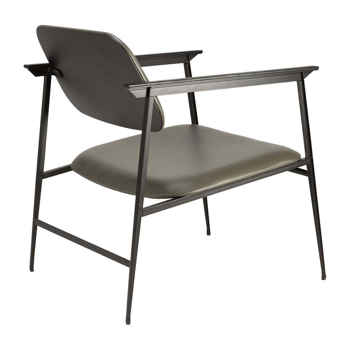 Premium DC Leather Armchair - Modern Genuine Leather Office Chair with High Back Support - Perfect for Home Office, Gaming, and Executive Workspaces
