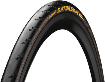 Continental Gatorskin Bike Tire 700x25 Clincher Folding Black with PolyX Breaker - Durable Road Bicycle Tires for Commuting, Training & Long Distance Cycling