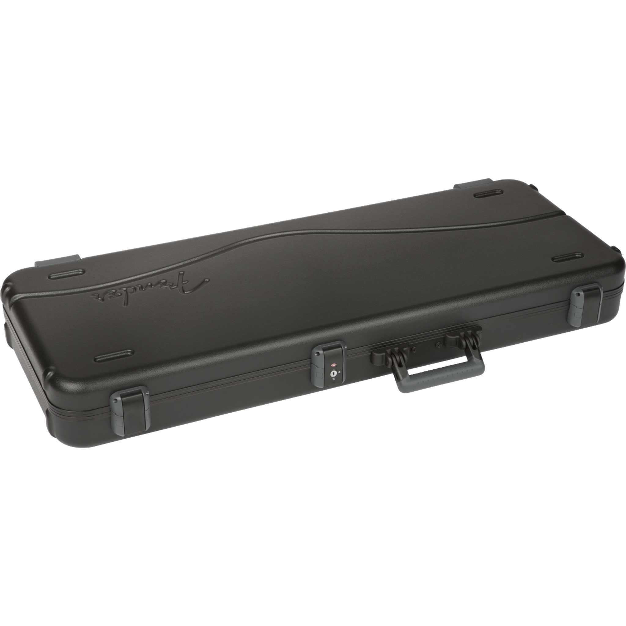 Fender Molded Hard Case for Stratocaster & Telecaster Electric Guitars - Durable Black Protective Cover | Perfect for Travel, Gigging & Long-Term Storage