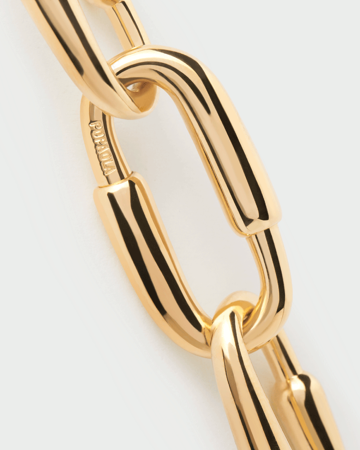 GRID 7 Loop Chain Necklace for Women - Trendy Layered Gold Plated Jewelry - Perfect for Everyday Wear, Date Night & Gift Giving
