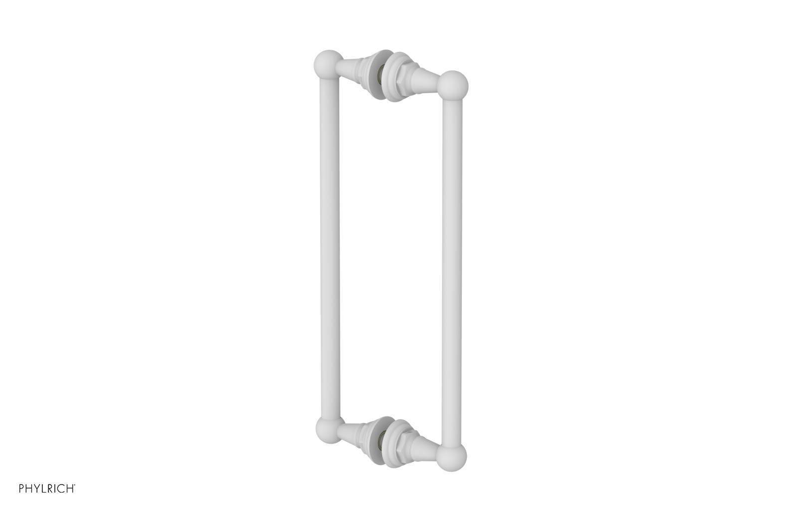 Hex Traditional 12 Double Sided Shower Pull 500 93 12 - Heavy Duty Shower Curtain Hooks for Bathroom, Spa & Hotel Use