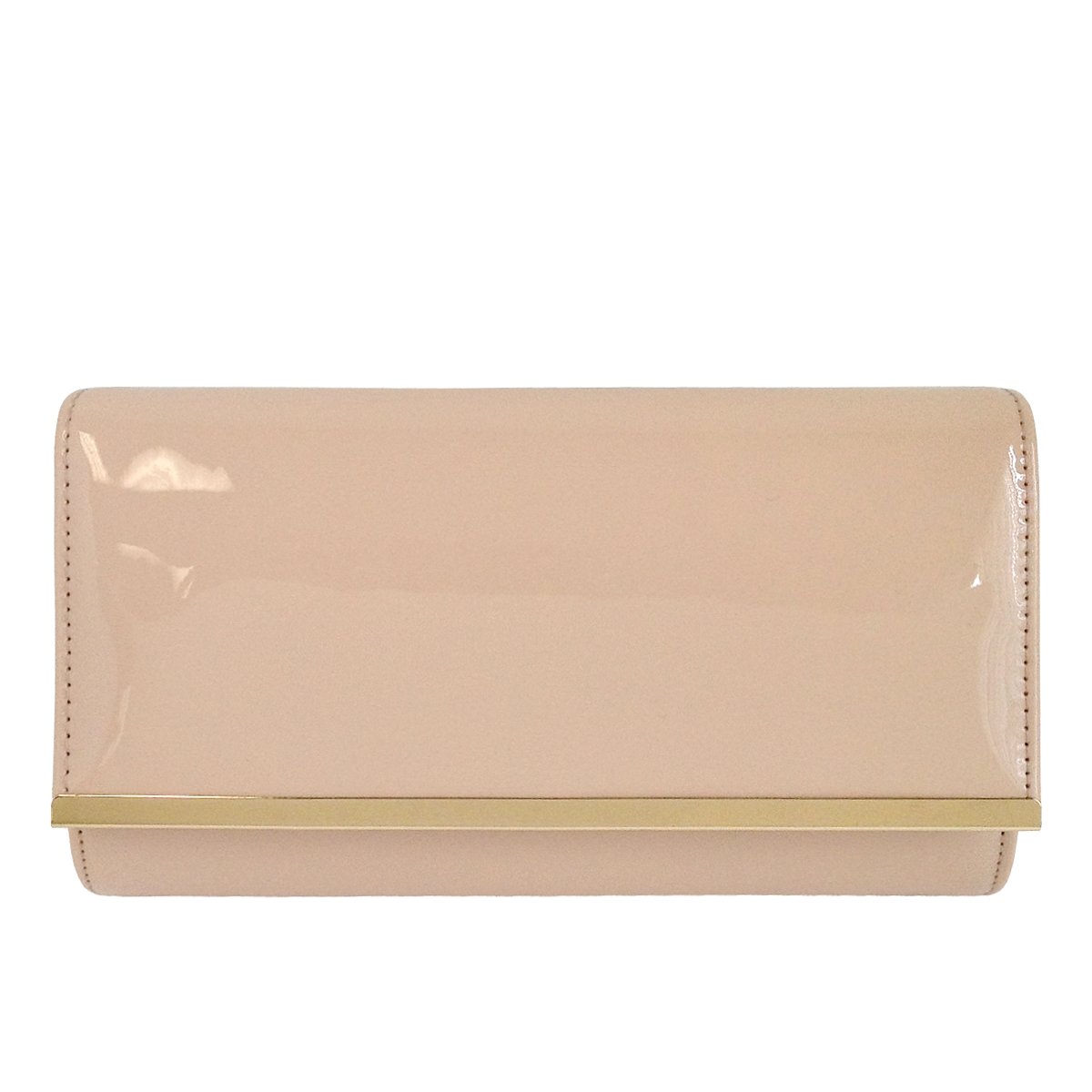 JNB Faux Patent Leather Glossy Candy Clutch Bag for Women - Elegant Evening Party Clutch with Wristlet Strap - Perfect for Weddings, Prom, Date Night & Special Occasions
